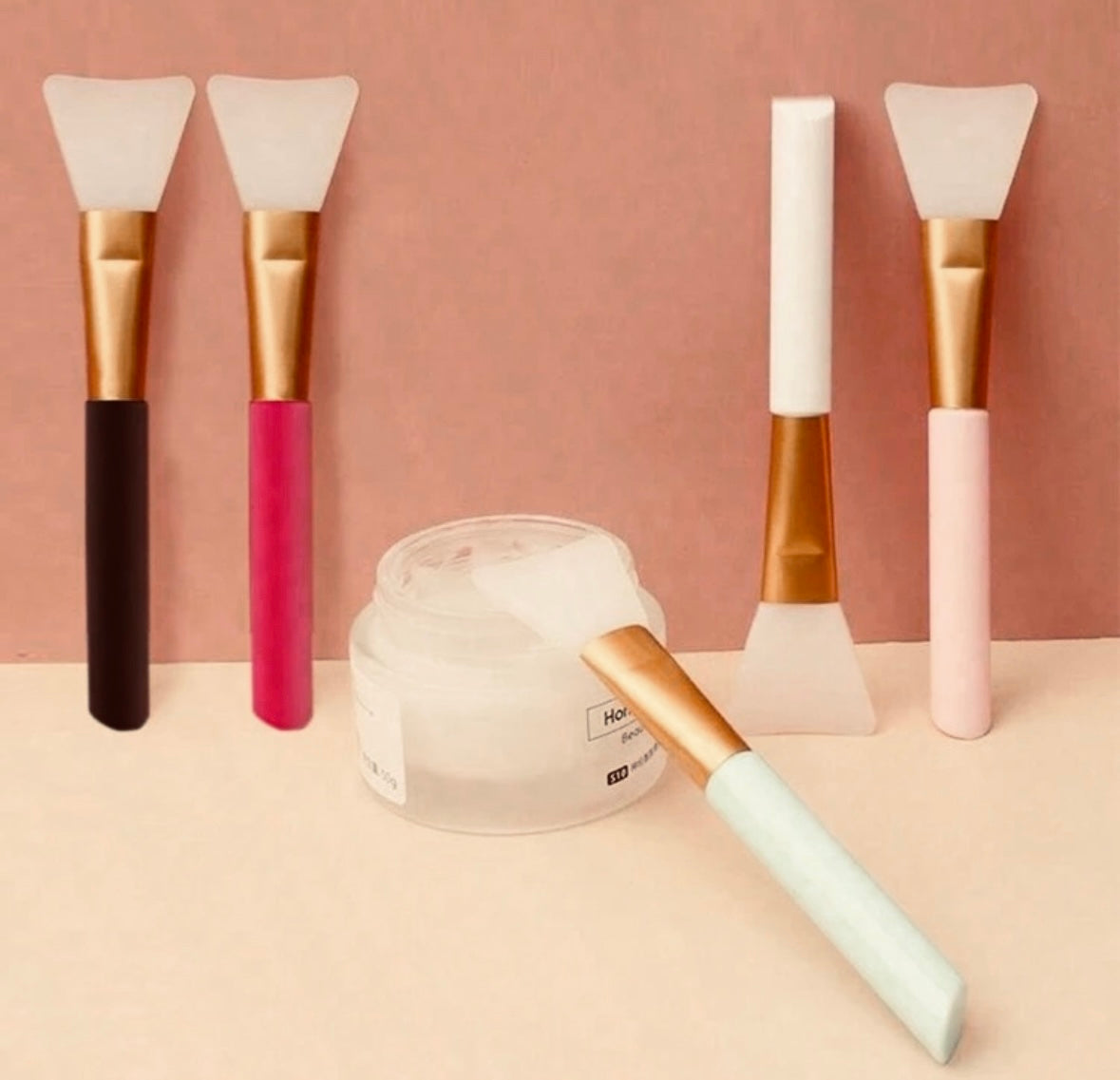 Silicone Face Mask Brush - Soft Applicator Brush for Smooth and Even Facial Mask Application